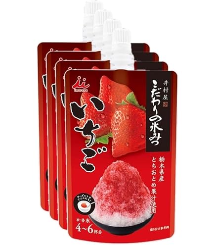 Amazon.co.jp: 井村屋 かき氷シロップ こだわりの氷みつ 氷蜜 5個
